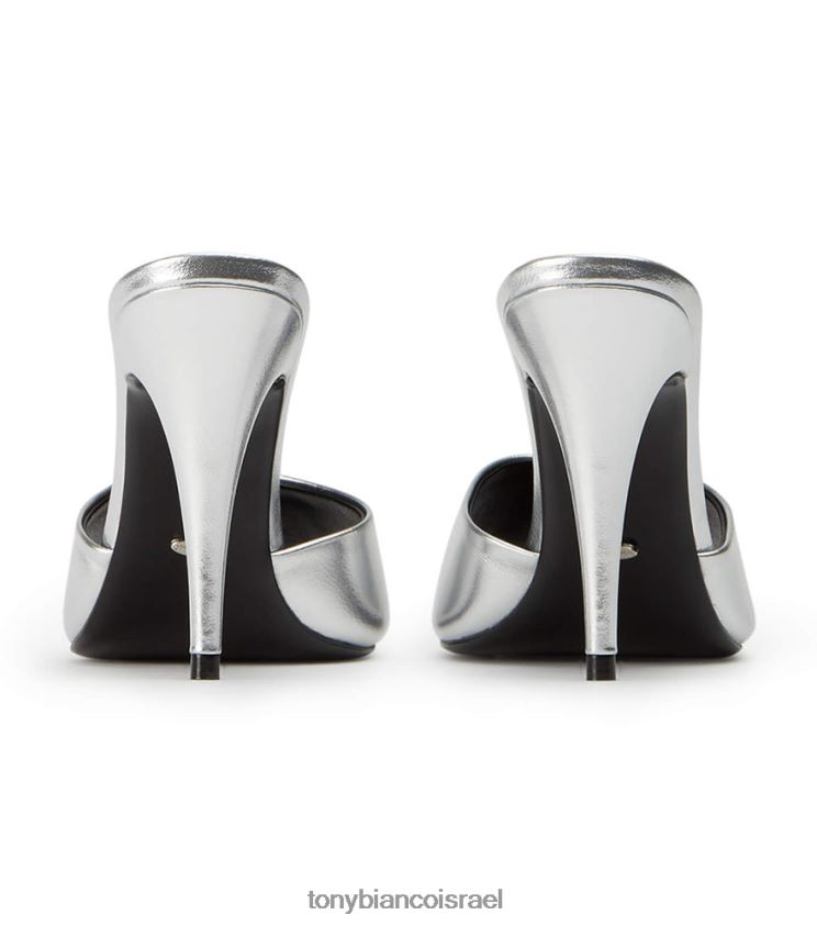 נעלי עקב | נשים נאפה מטאלי כסוף Tony Bianco עקבים רטרו 8BNR8T171